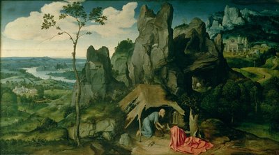 St. Jerome in the Desert by Joachim Patenier